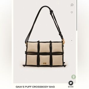 Cult Gaia Puff Crossbody MSRP $498 NWT Beach Color